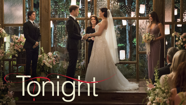 elena and damon - wedding Jo and Alaric - Elena´slast day
