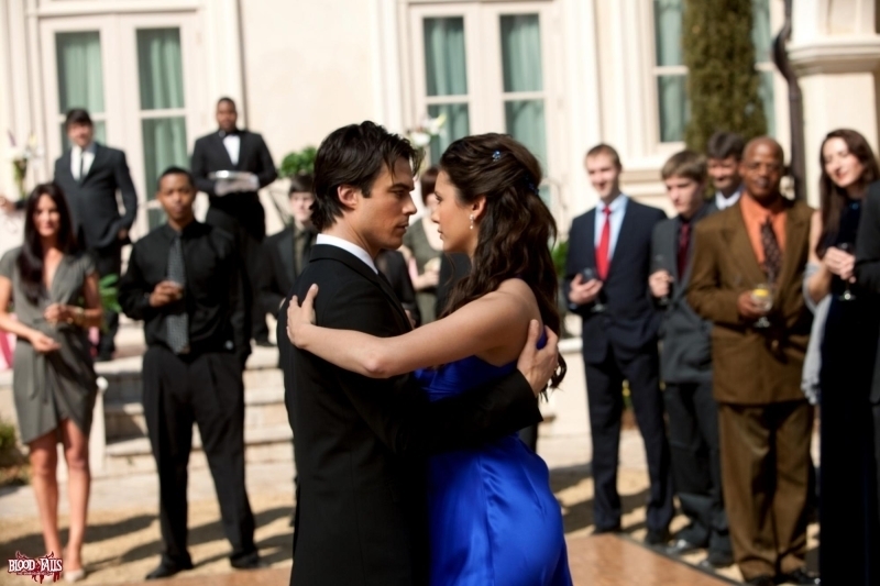 miss mystic falls - elena and damon - dancing